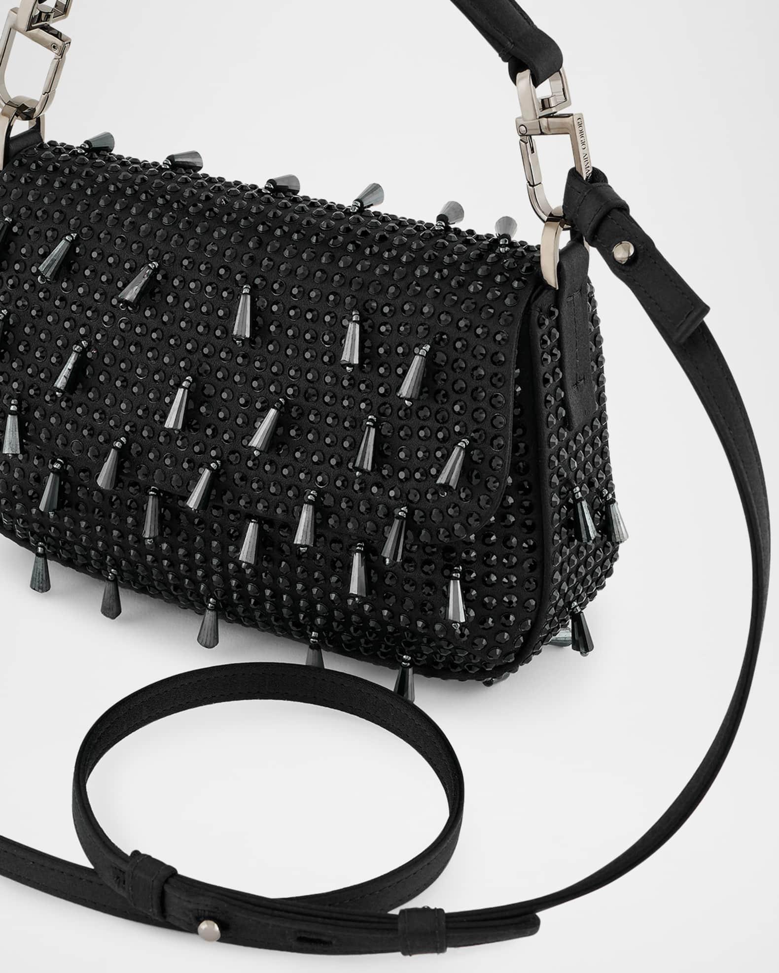 La Prima Small Beaded Top-Handle Bag Product Image