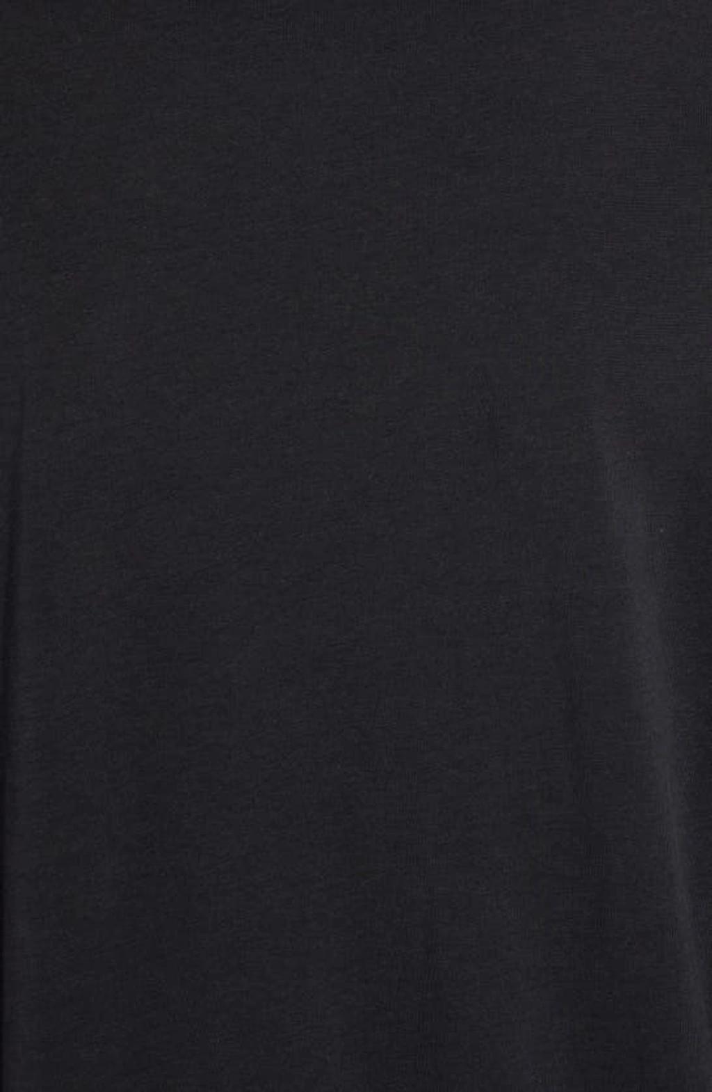 TOM FORD Black Basic Crewneck T-shirt With Tonal Stitching In Cotton Blend Man Product Image