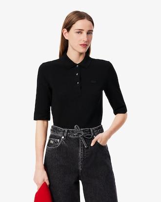 Slim Fit L.12.D Three Quarter Sleeve Polo Shirt Product Image