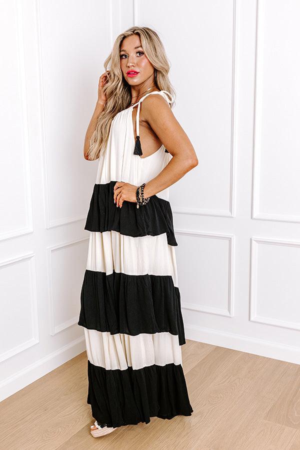 Oceanside Bliss Tiered Maxi Dress Product Image