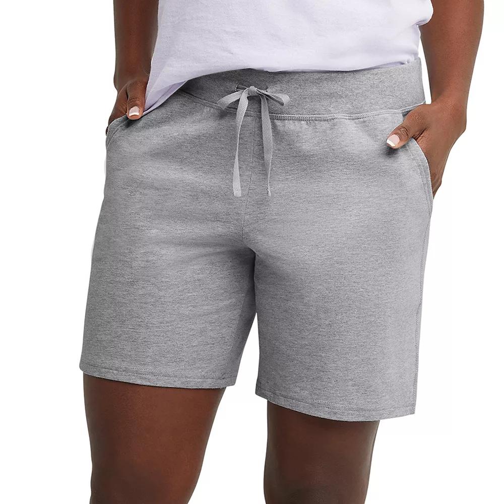 Women's Hanes® Jersey Drawstring Shorts,  Product Image