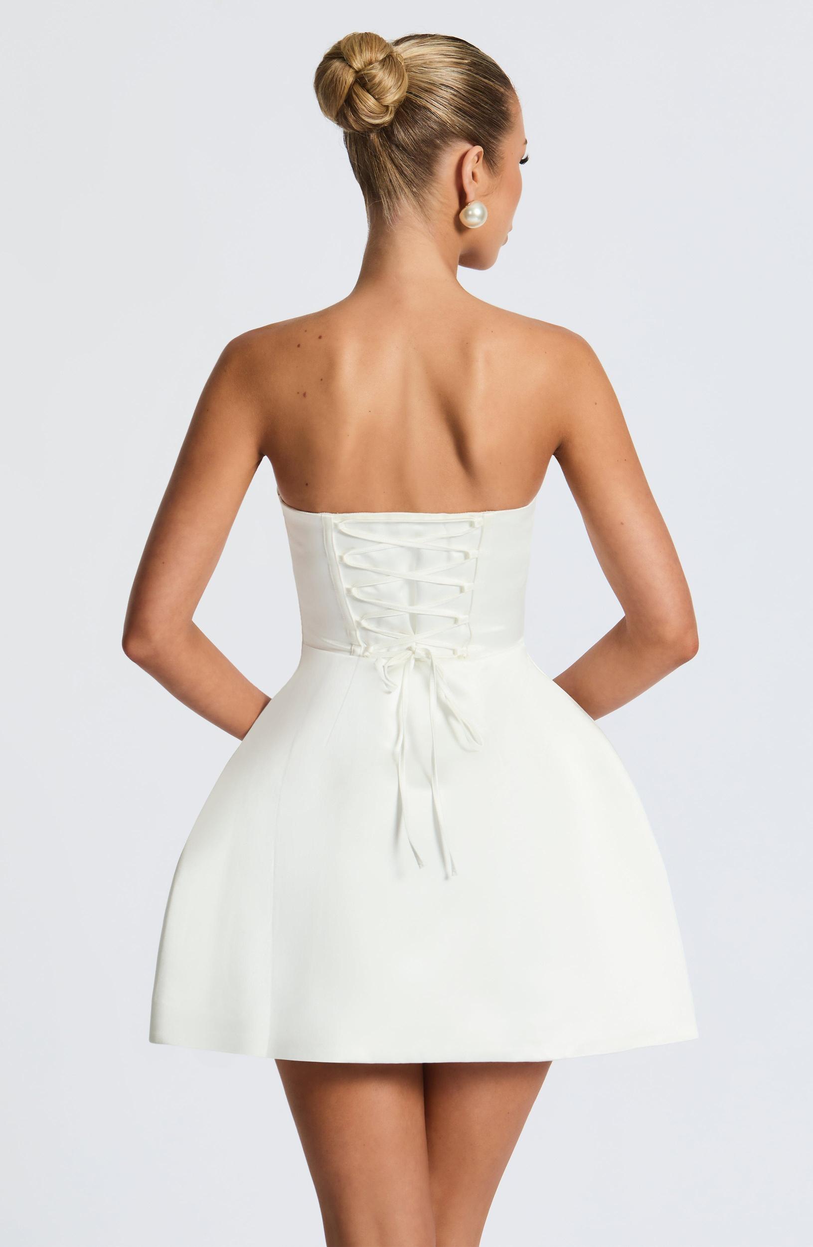 Abbey Mini Dress - Ivory Product Image