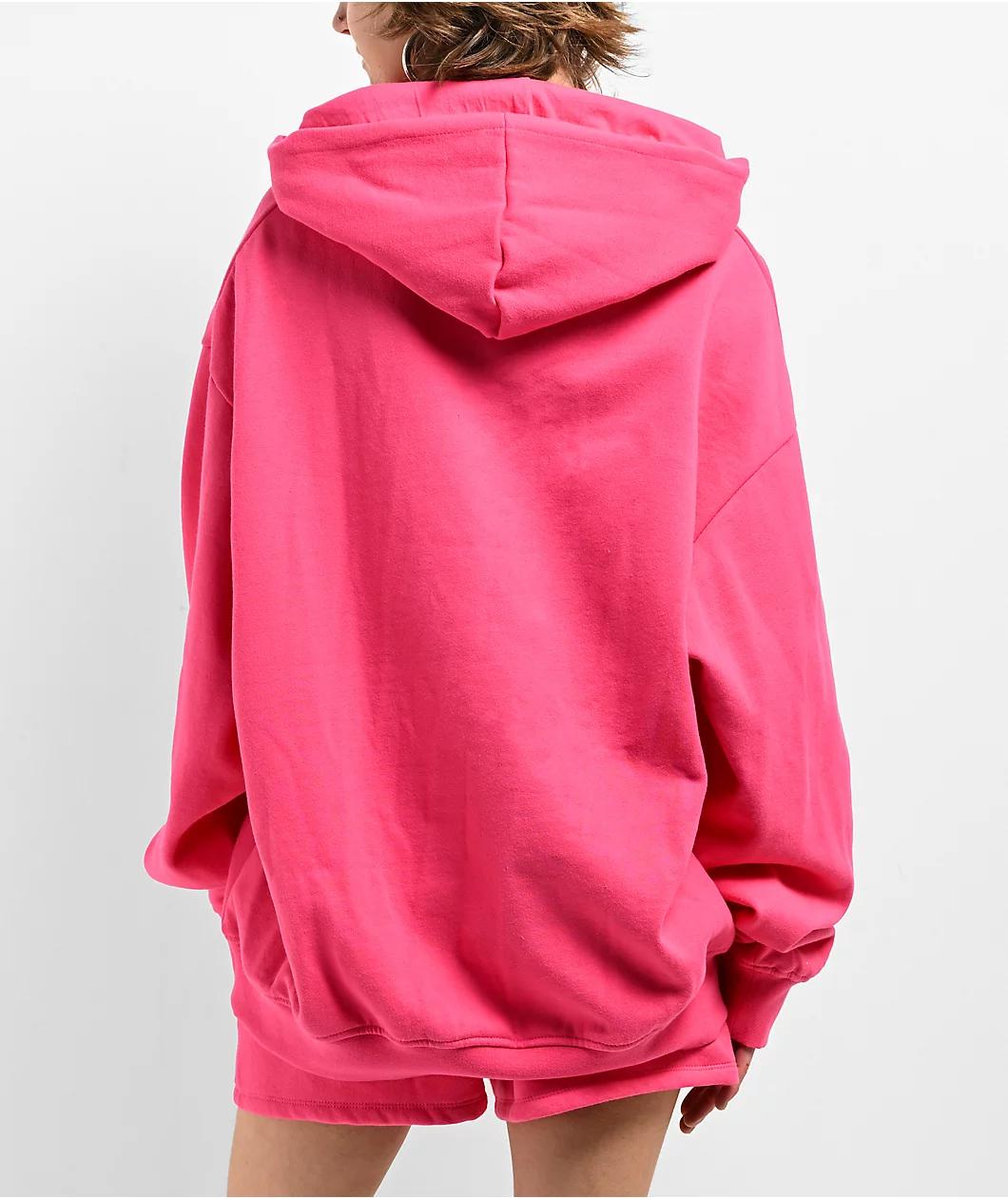 Broken Promises Faceless Pink Rhinestone Hoodie Product Image
