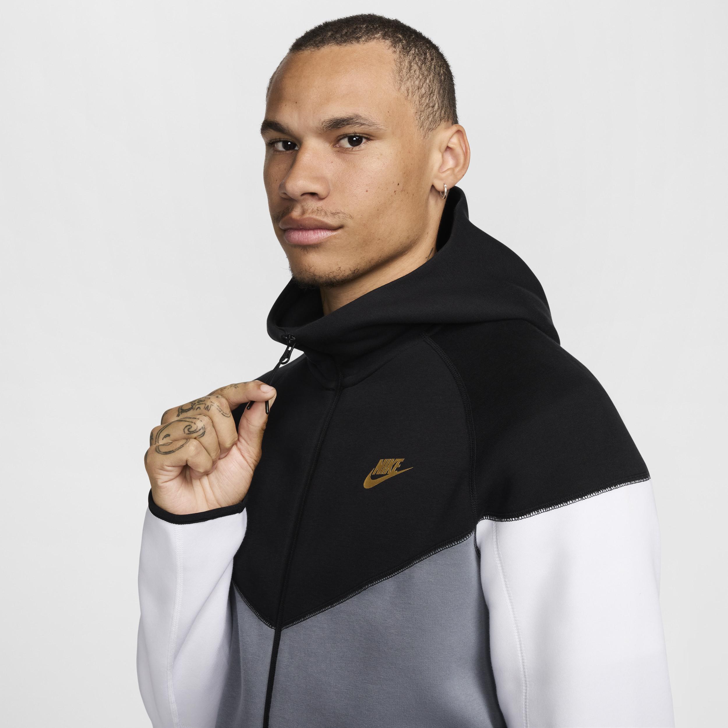 Mens Nike Sportswear Tech Fleece Windrunner Full-Zip Hoodie | FZ4709-011 Product Image