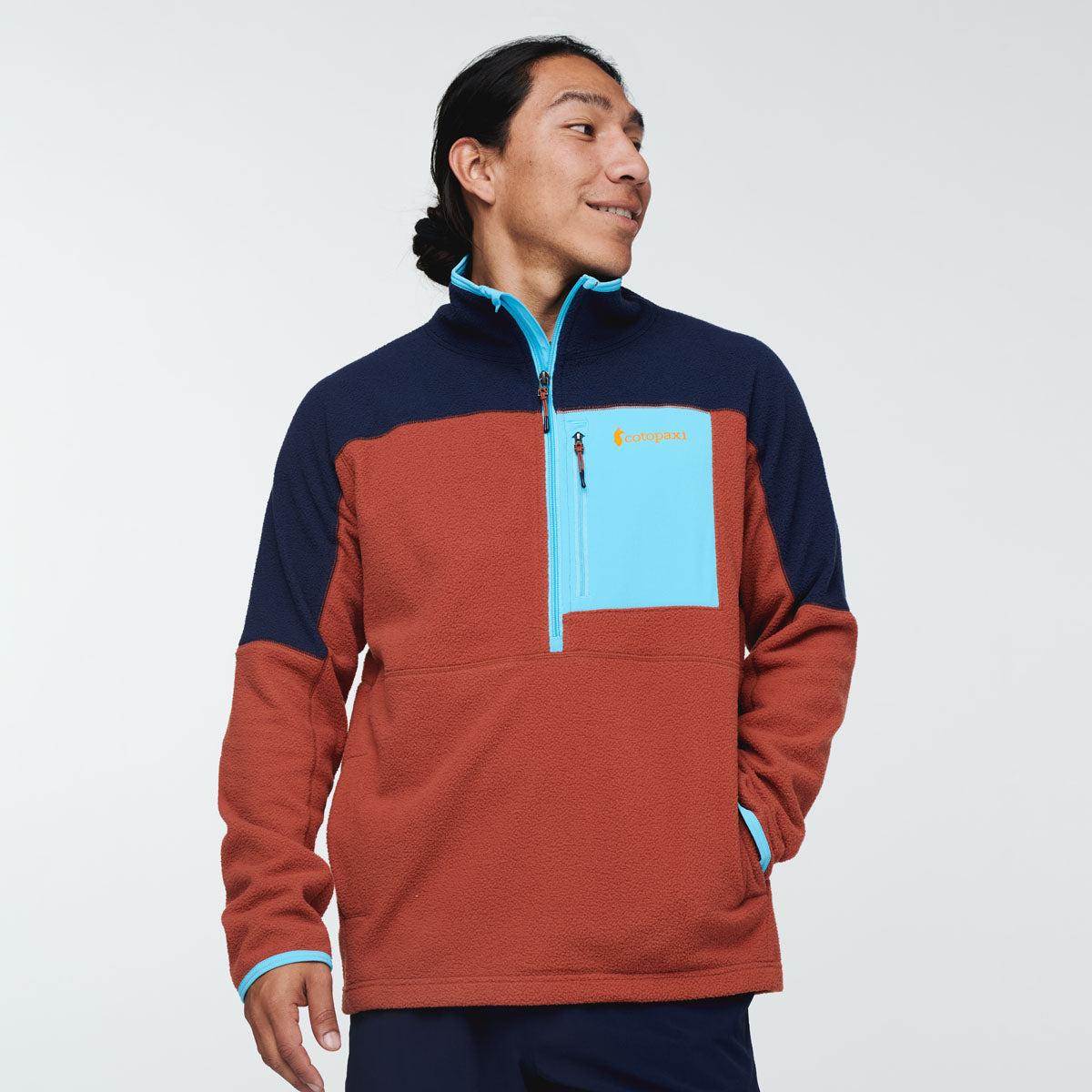 Abrazo Half-Zip Fleece Jacket - Men's - Blue Violet/Wine / S Product Image