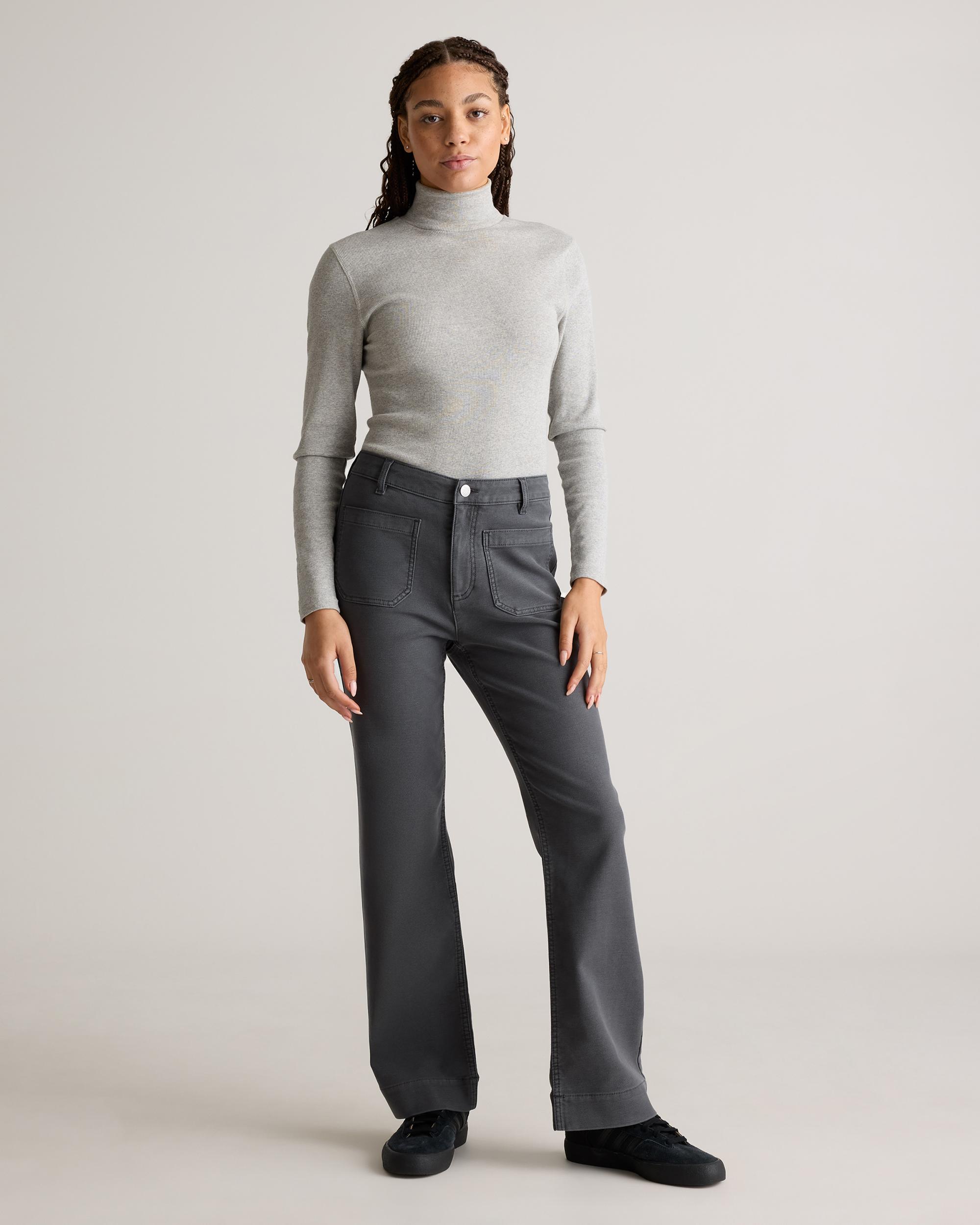 Quince | Women's French Terry Wide Leg Pants Cotton Product Image