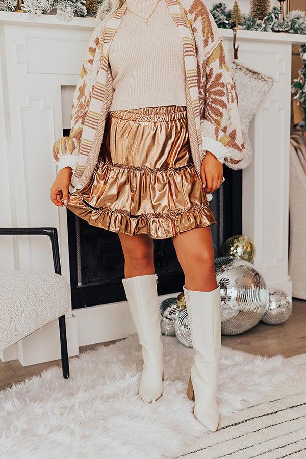 The Rowdy Metallic Skort Product Image