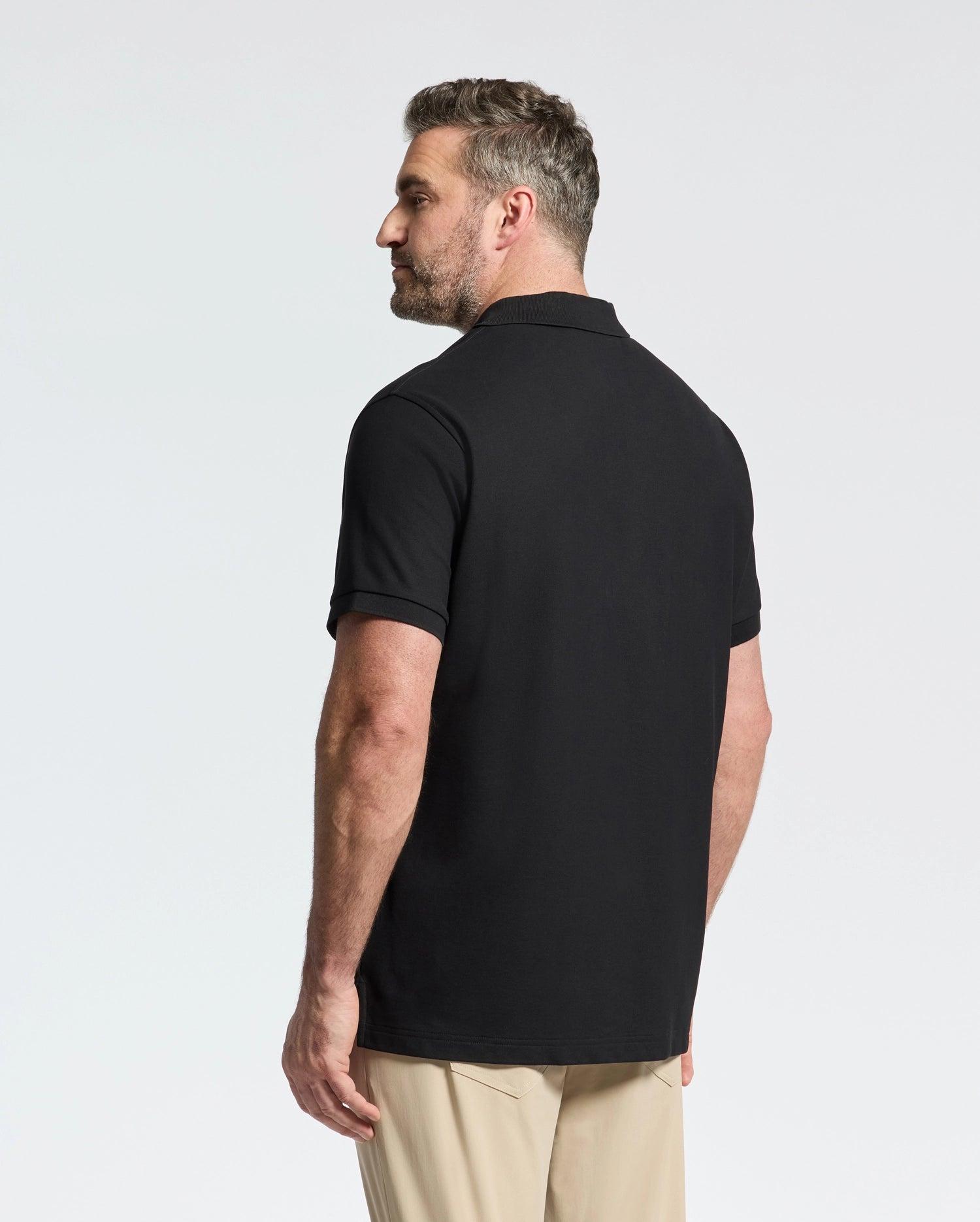 MENS BIG AND TALL CLASSIC PIQUE POLO SHIRT - B9K001ARPC Male Product Image