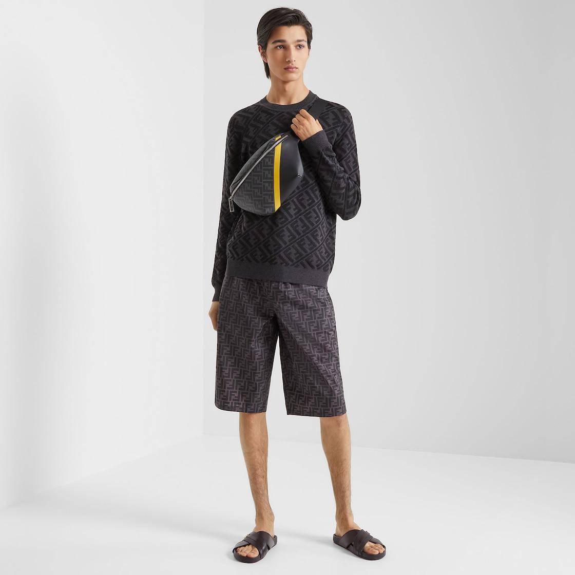 Belt BagGray fabric belt bag Product Image