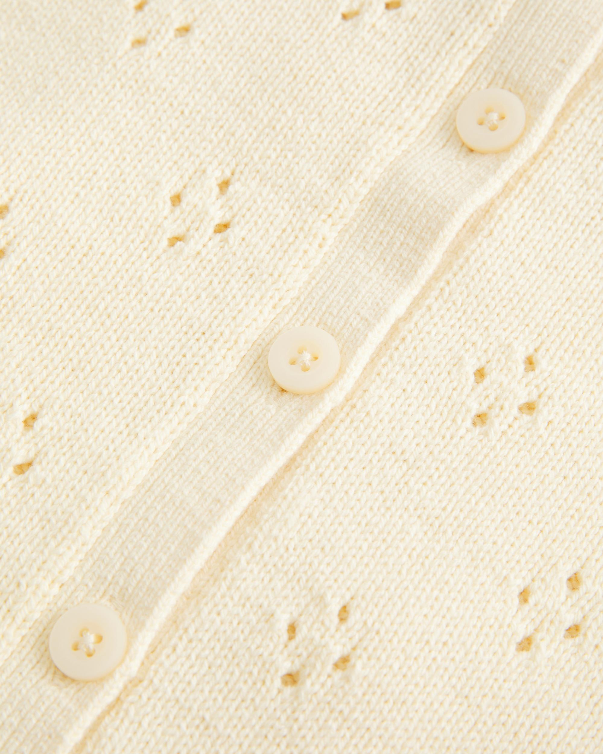 Eyelet Crew Cardigan Product Image