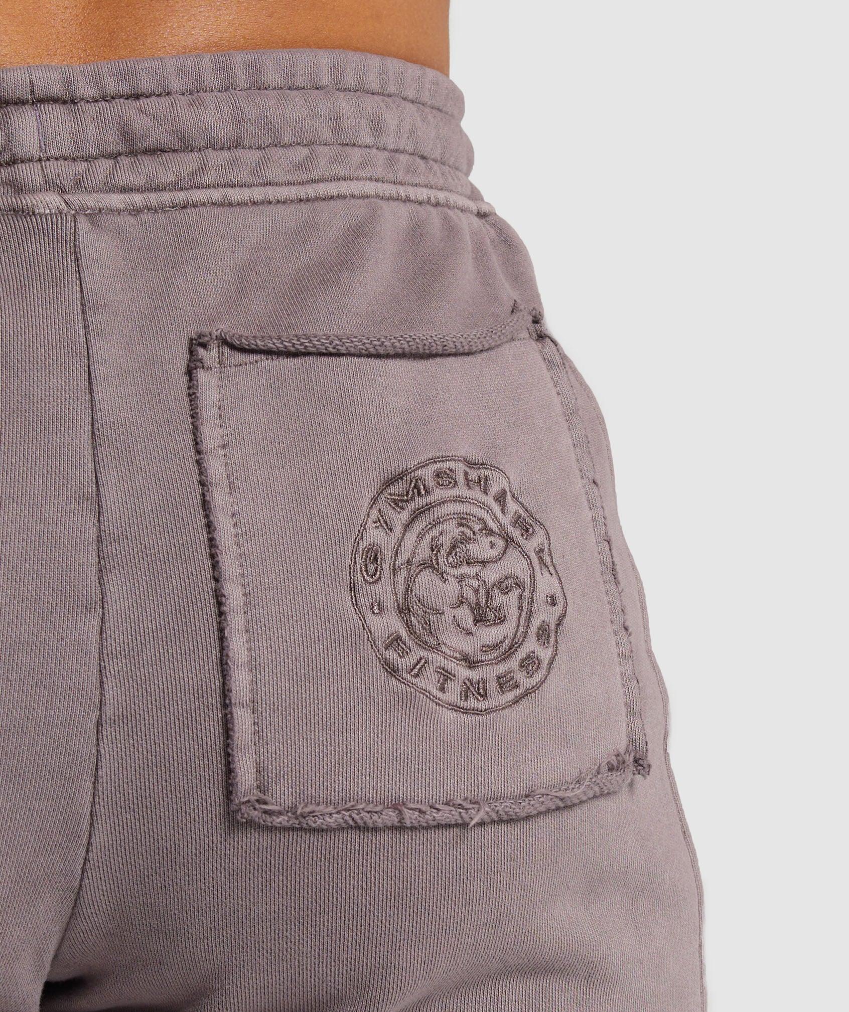 Gymshark Premium Legacy Joggers - Brushed Purple/Pigment Dye Female Product Image