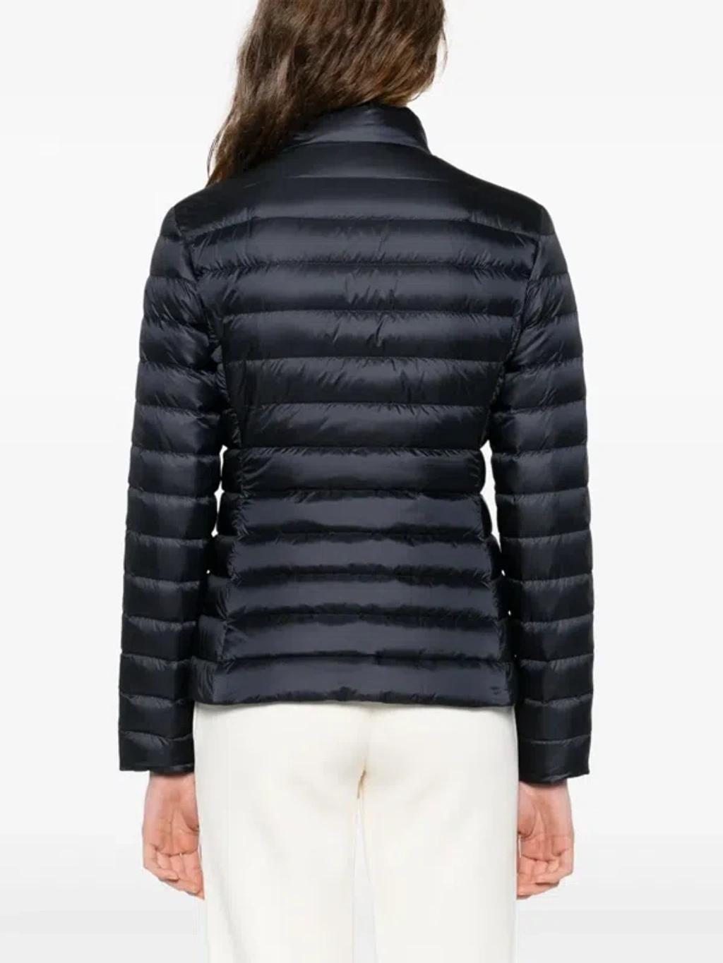 MONCLER Polyamide Igelle Jacket High Collar Quilted In Black Product Image