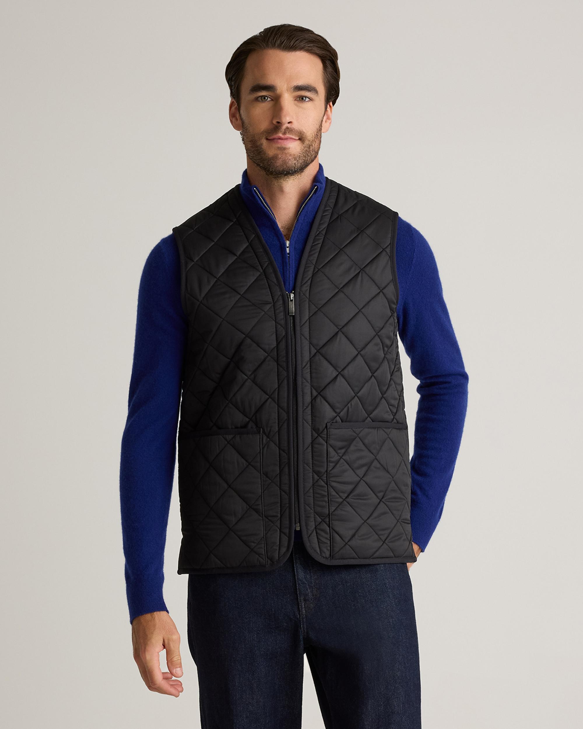 Quince | Men's Featherless Quilted Fleece-Lined Liner Vest Nylon Product Image