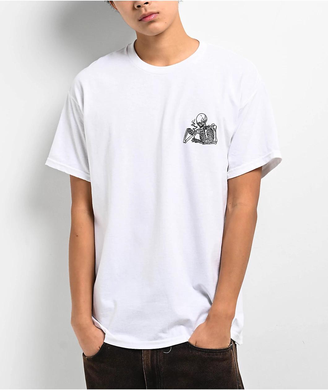Nathans Lounge Enjoy Thyself White T-Shirt Product Image