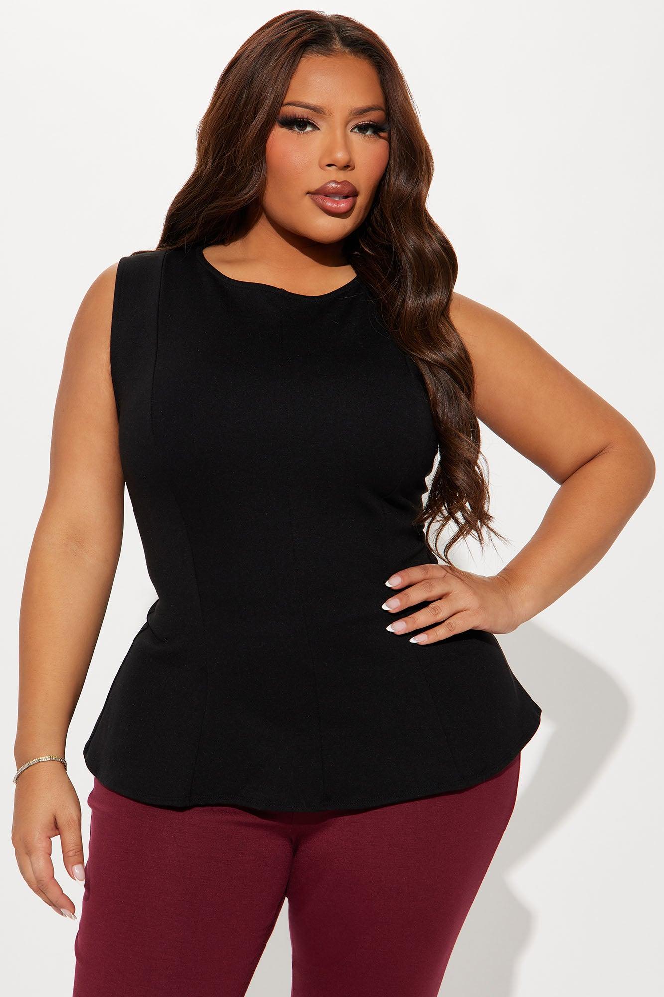Classic Vibe High Neck Top - Black Product Image