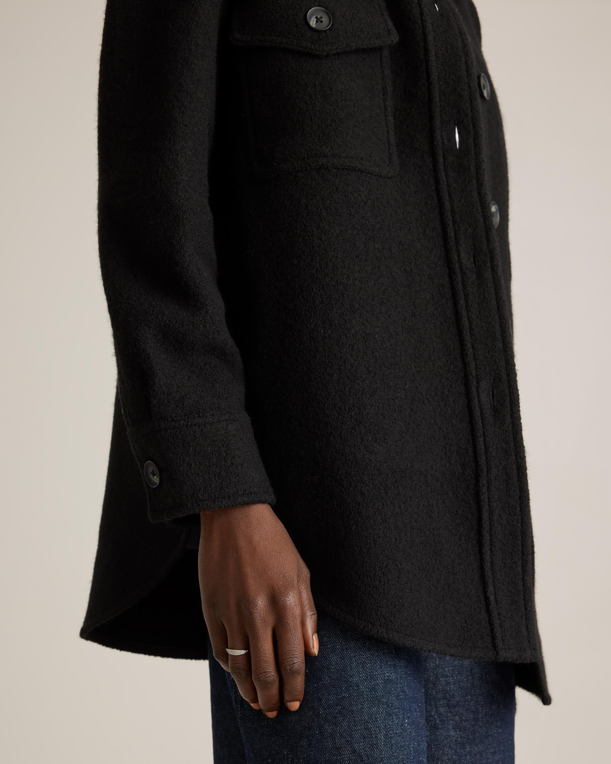 Quince | Women's 100% Merino Wool Shirt Jacket Size XL Product Image