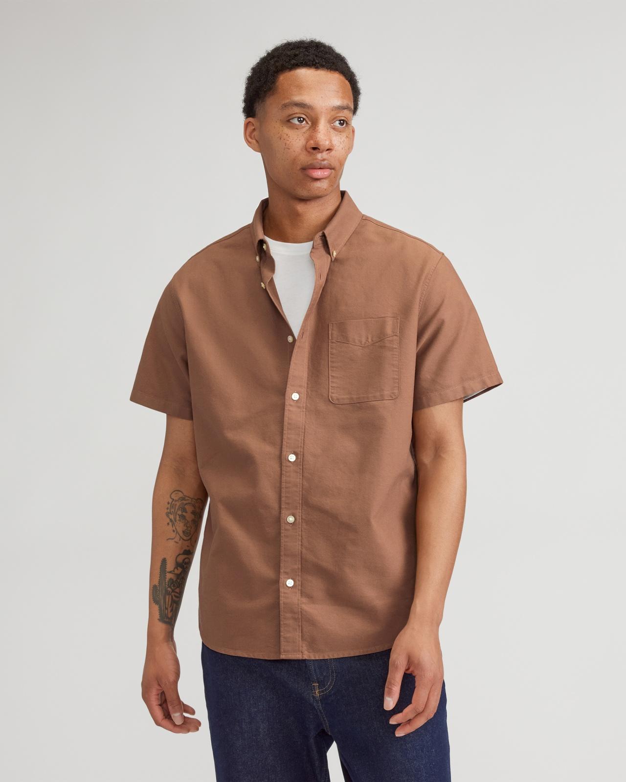 The Organic Short Sleeve Oxford Shirt Product Image