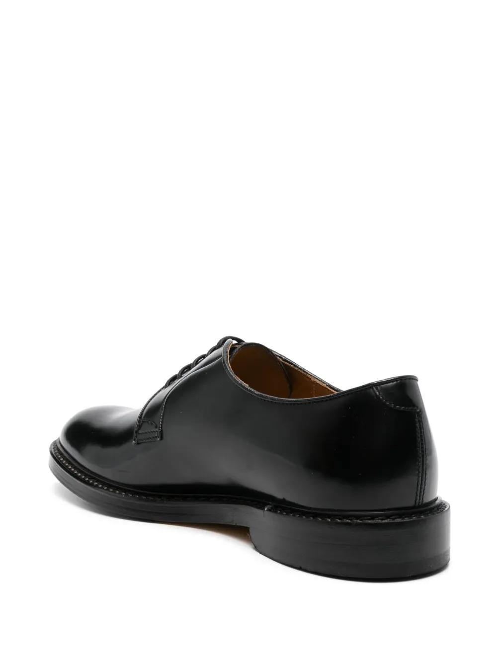 lace-up leather derby shoes Product Image