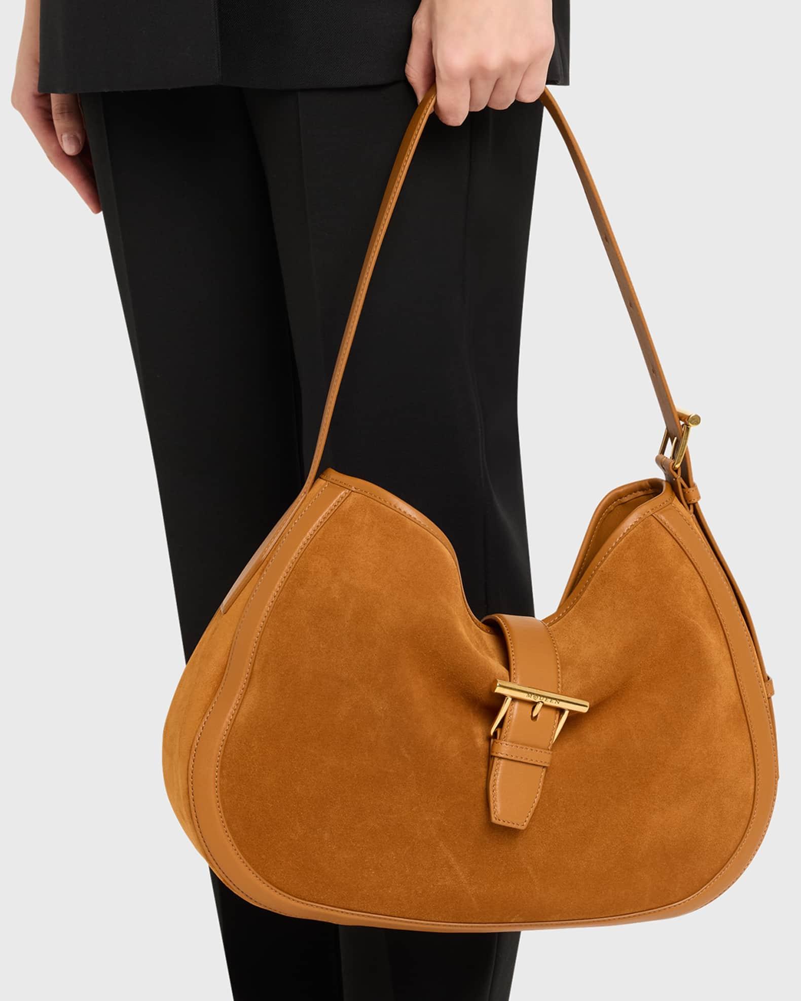 T-Bar Suede Shoulder Bag Product Image