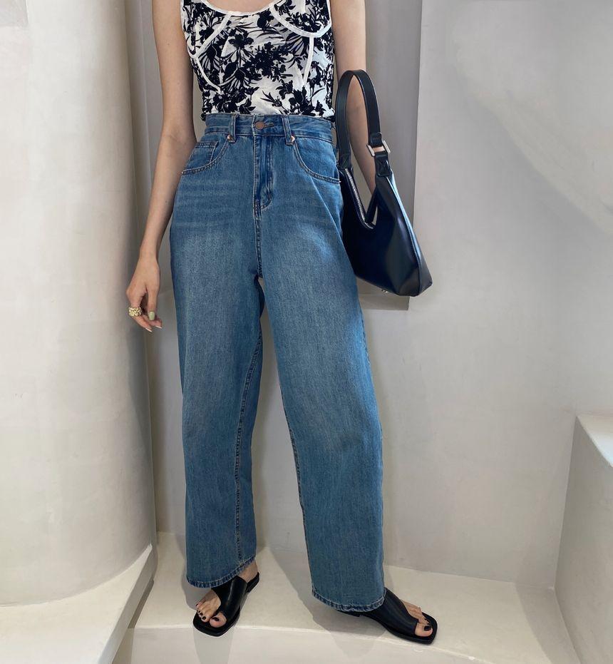 Toe Loop Square Toe Sandals Product Image