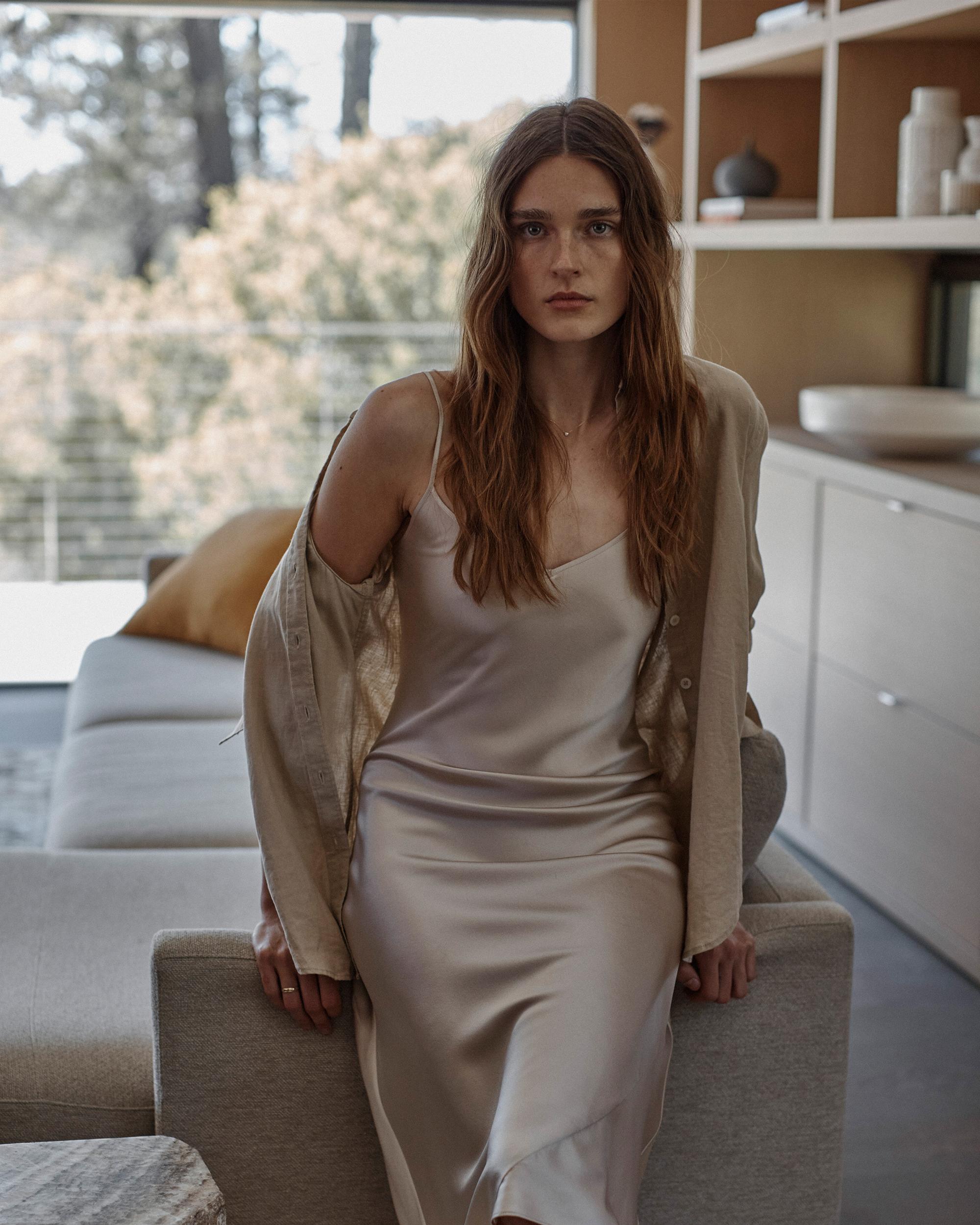 Quince | Women's 100% Washable Silk Slip Dress Product Image