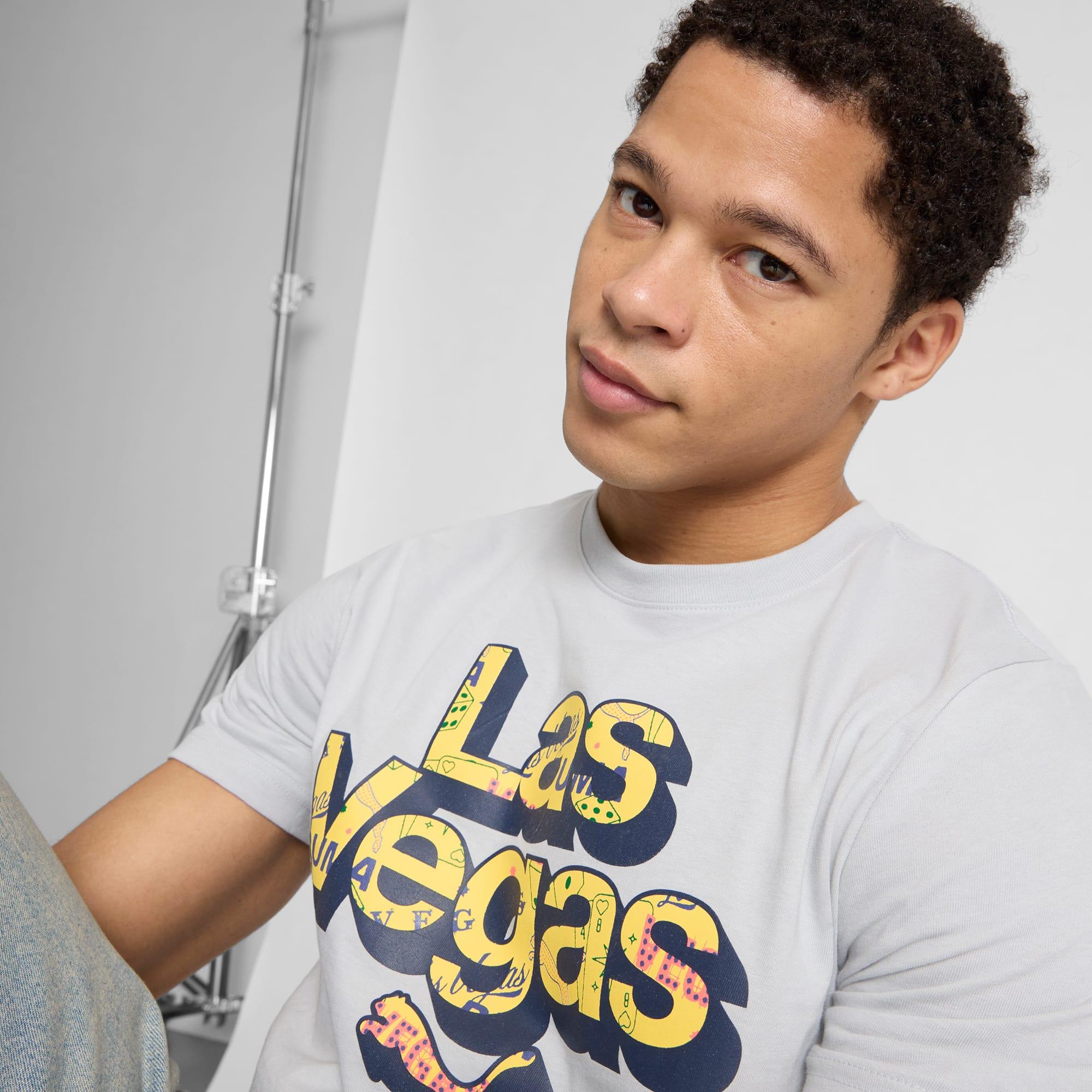PUMA Las Vegas Pattern Men's Graphic T-Shirt Product Image