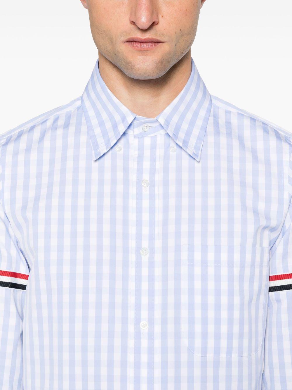 gingham-check poplin shirt  Product Image