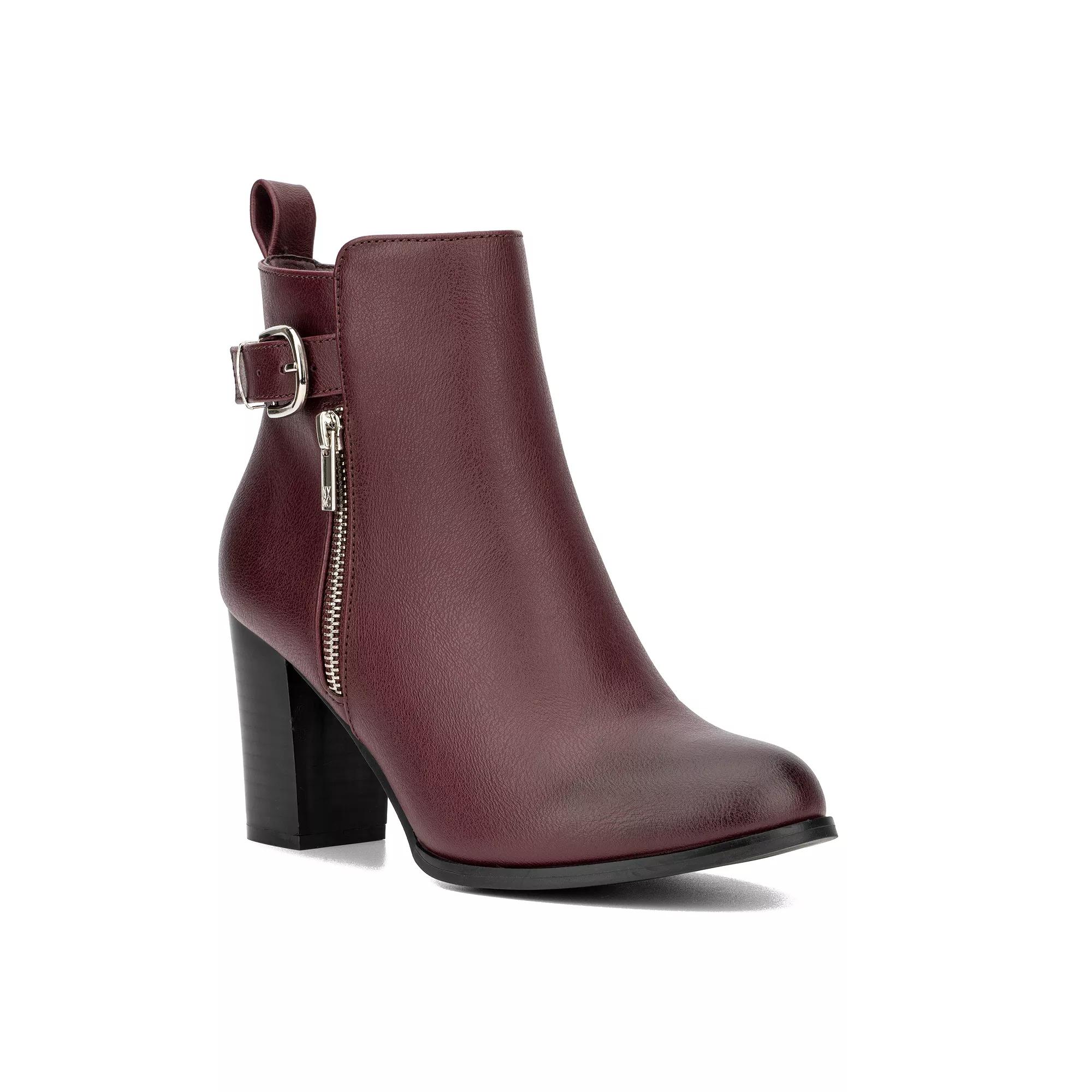 New York & Company Angie Women's Ankle Boots, Size: 10, Red Product Image