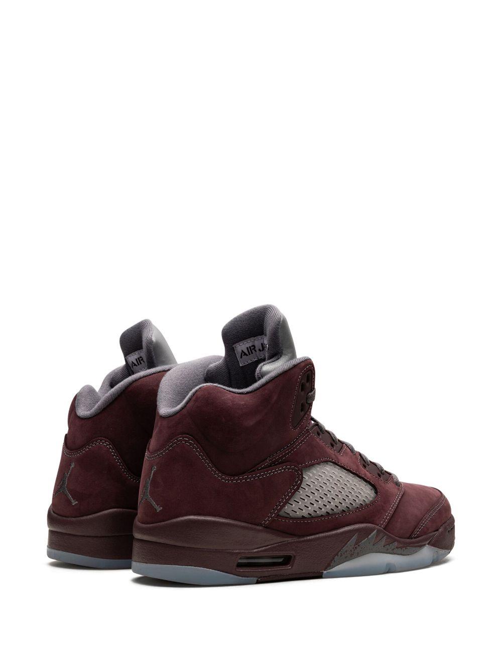 Air Jordan 5 "Burgundy" high-top sneakers Product Image