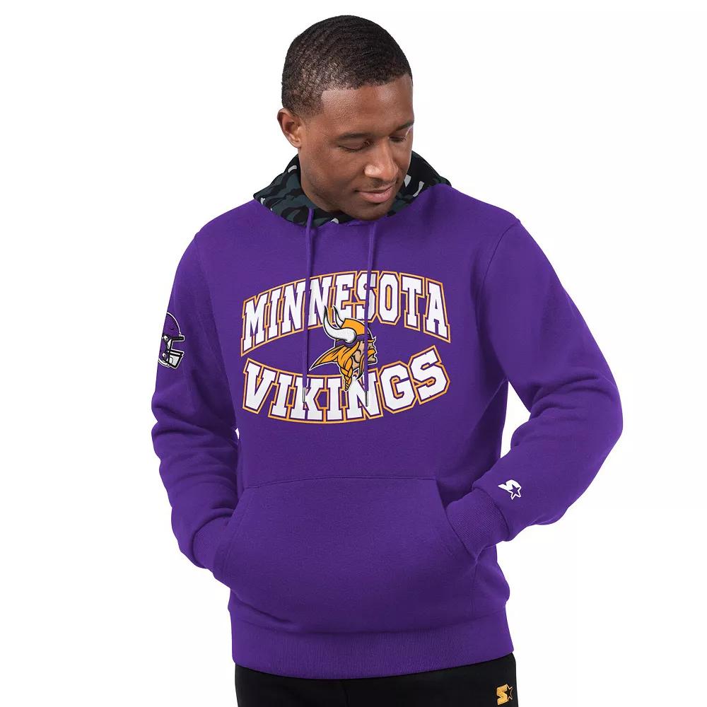 Men's Starter Purple Minnesota Vikings Thursday Night Gridiron Pullover Hoodie,  Product Image