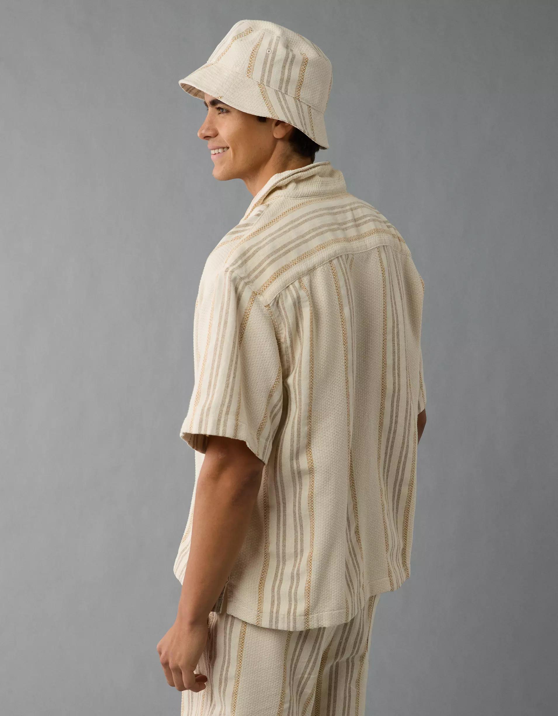 AE Poolside Striped Button-Up Shirt Product Image