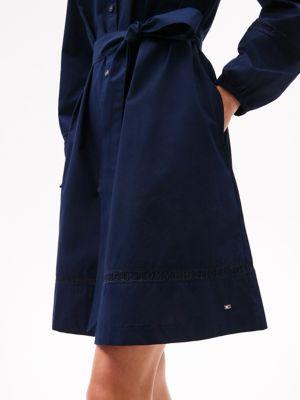 Lace Logo Trim Shirtdress Product Image