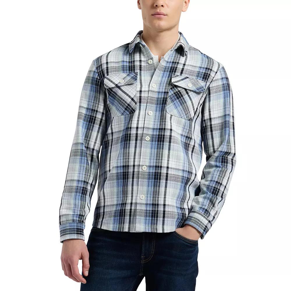 Men's Buffalo Jeans Plaid Shacket, Size: Small, Mirage Product Image