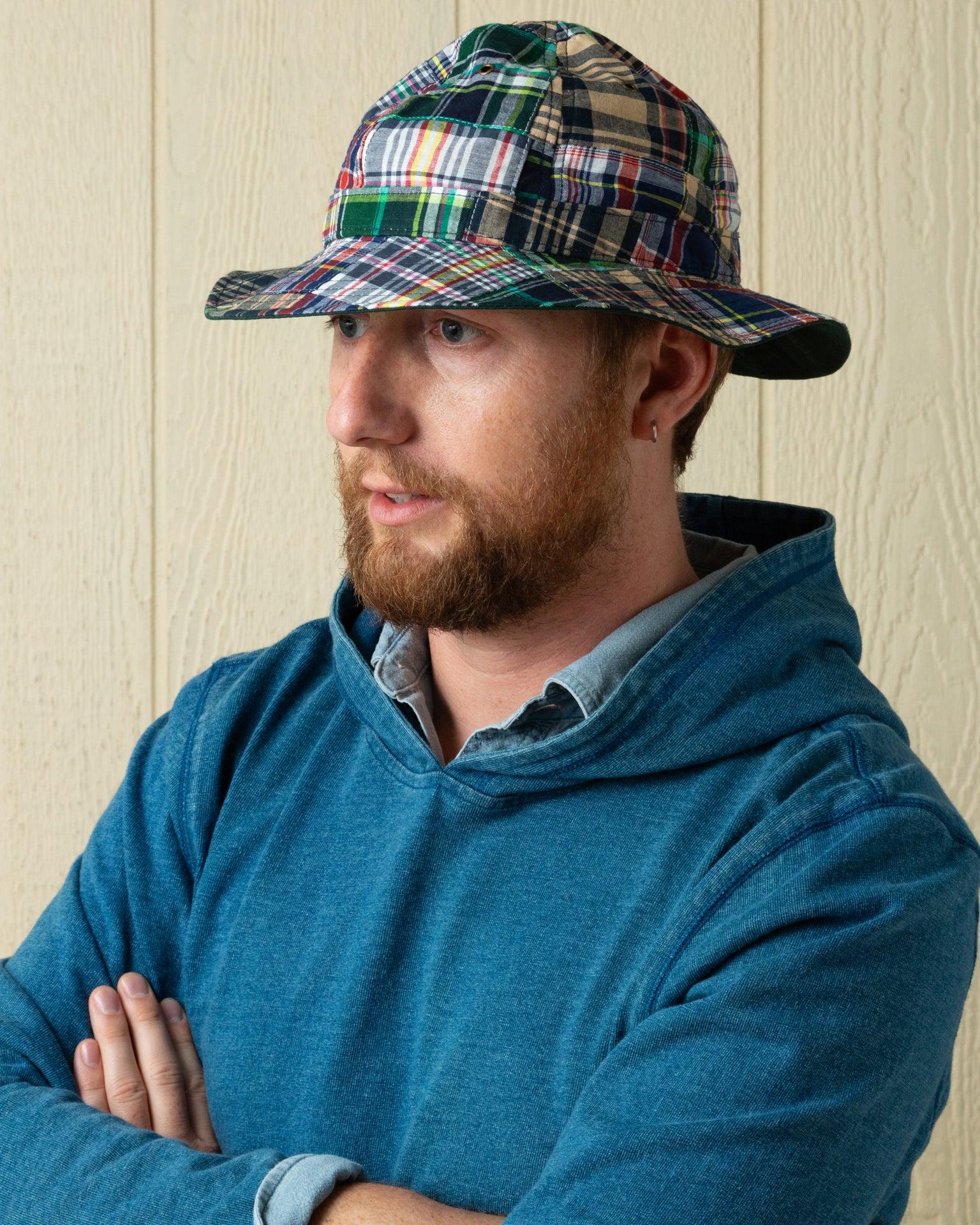 Standard Sailing Hat in Tartan Patchwork Madras Product Image
