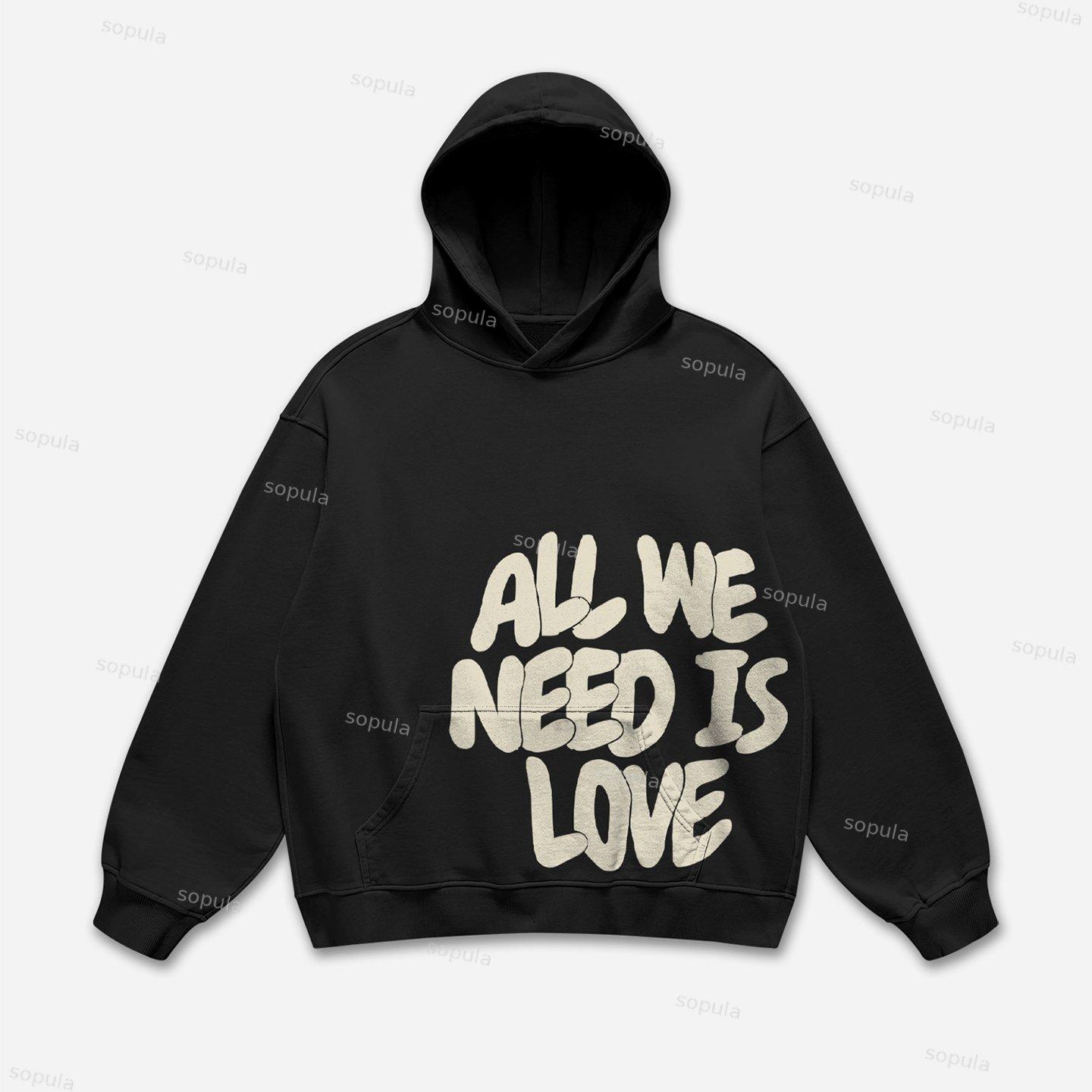 Classic Cross Graphic Oversized Hoodie Product Image