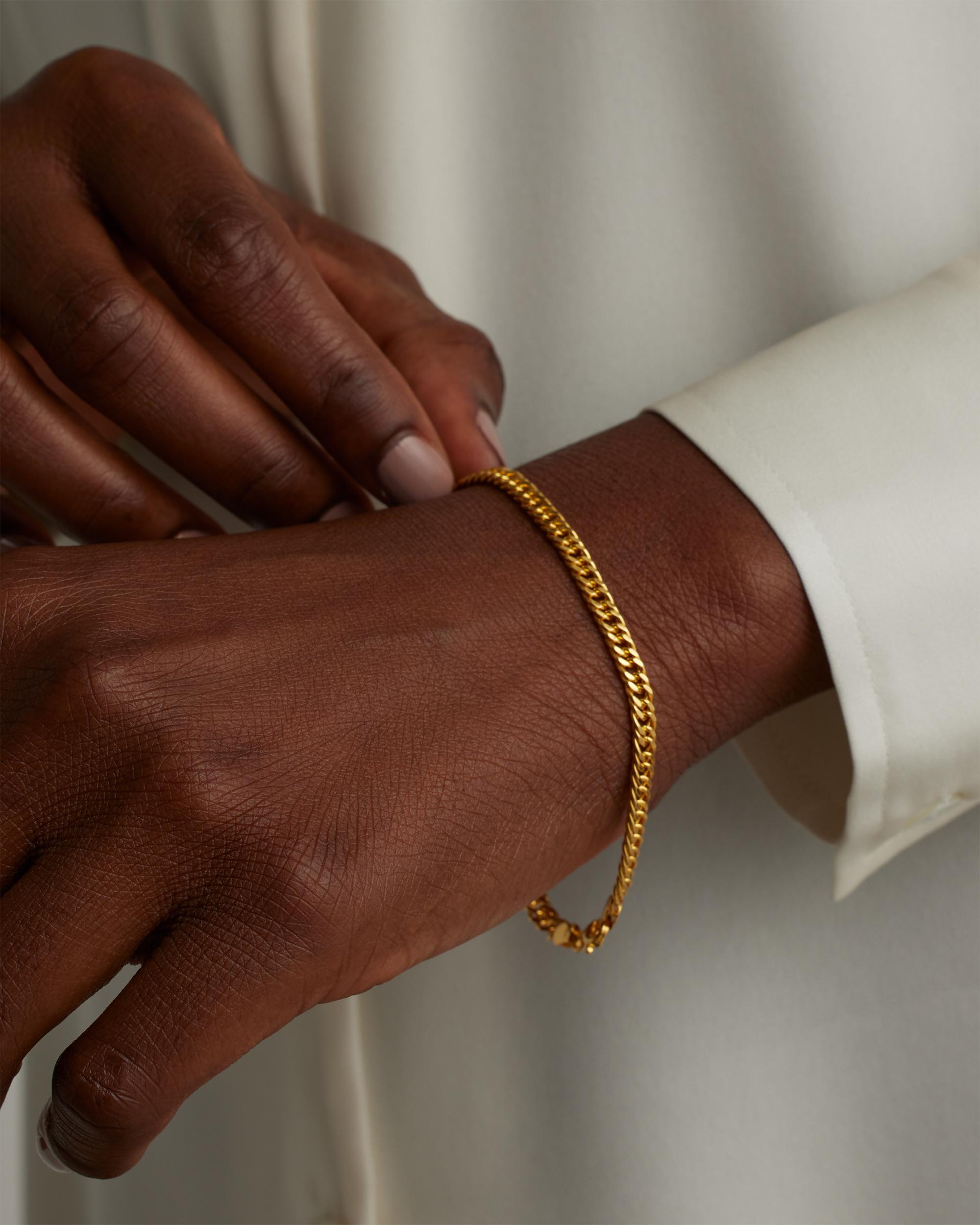 Quince | Women's Double Curb Chain Bracelet Product Image