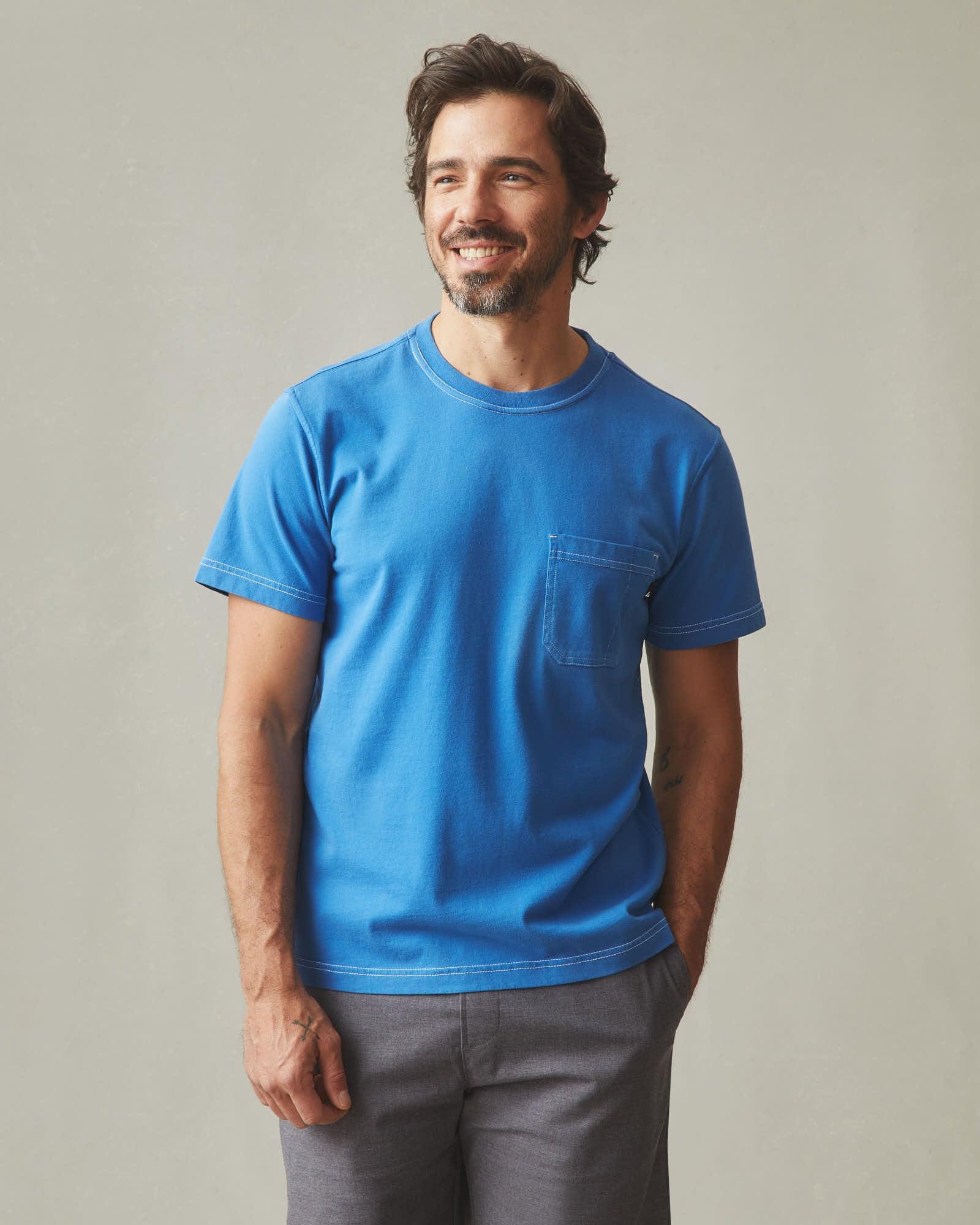 Men's Utility Pocket Tee - Classic Blue Product Image