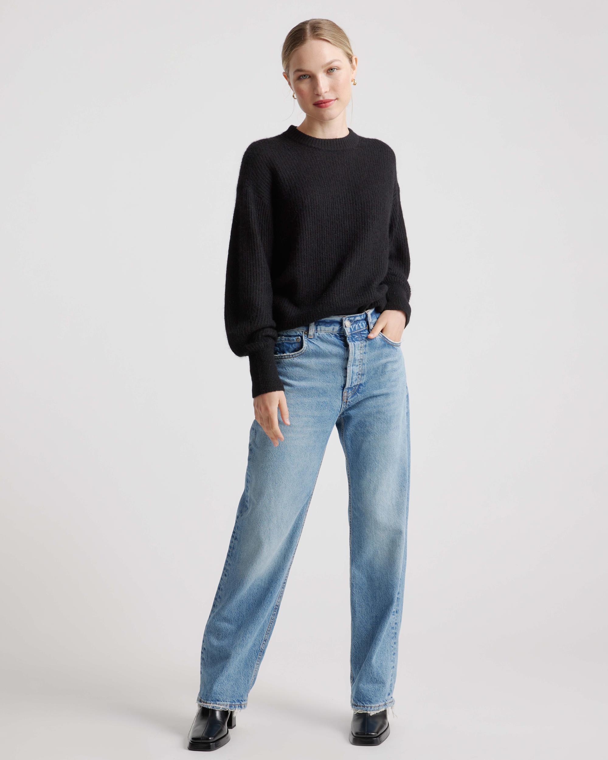 Quince | Women's Alpaca Crewneck Sweater Size XL Product Image