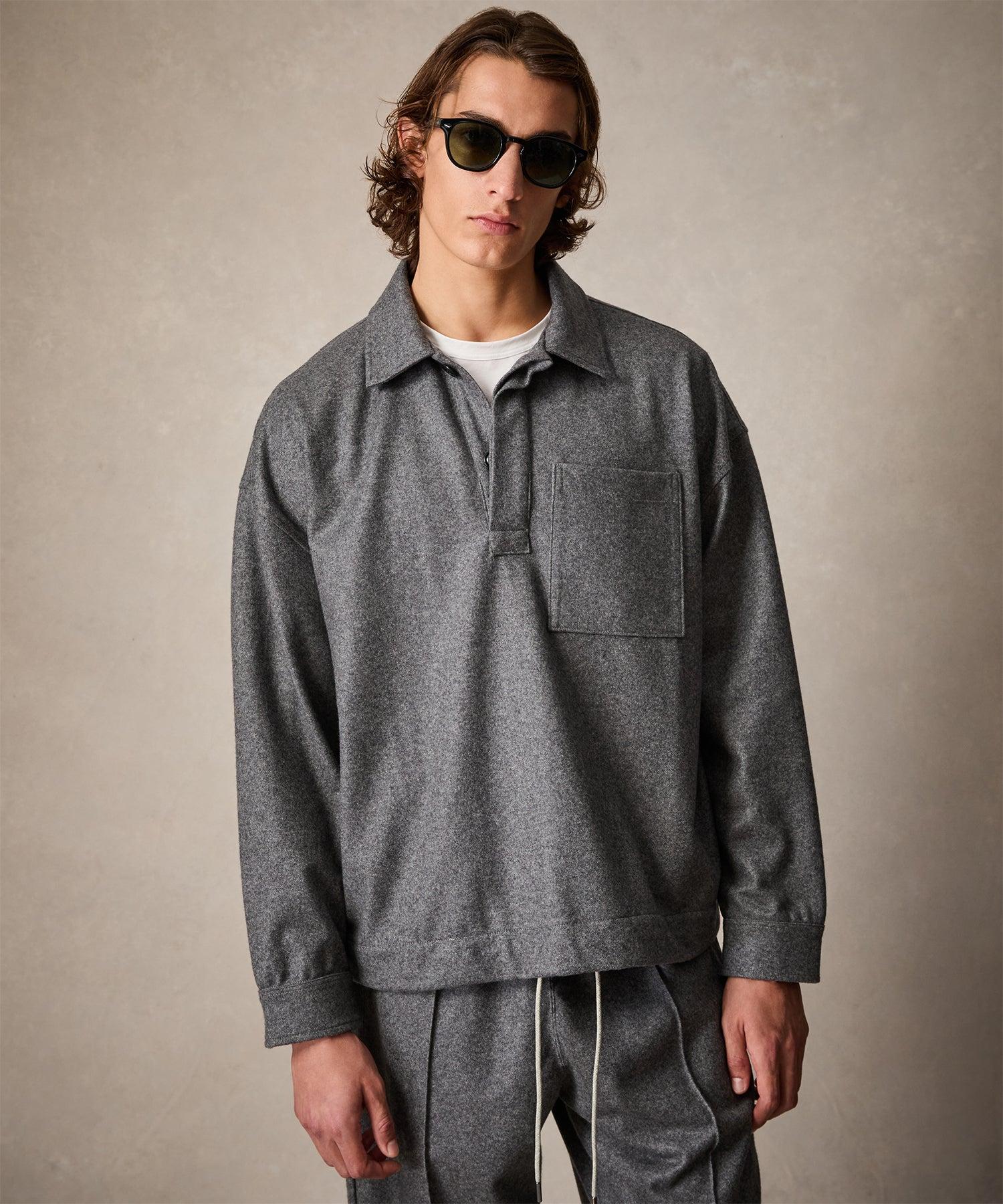 Cashmere Polo Overshirt Product Image