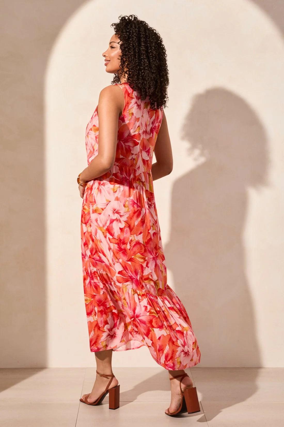 Coral Sky Maxi Dress Product Image