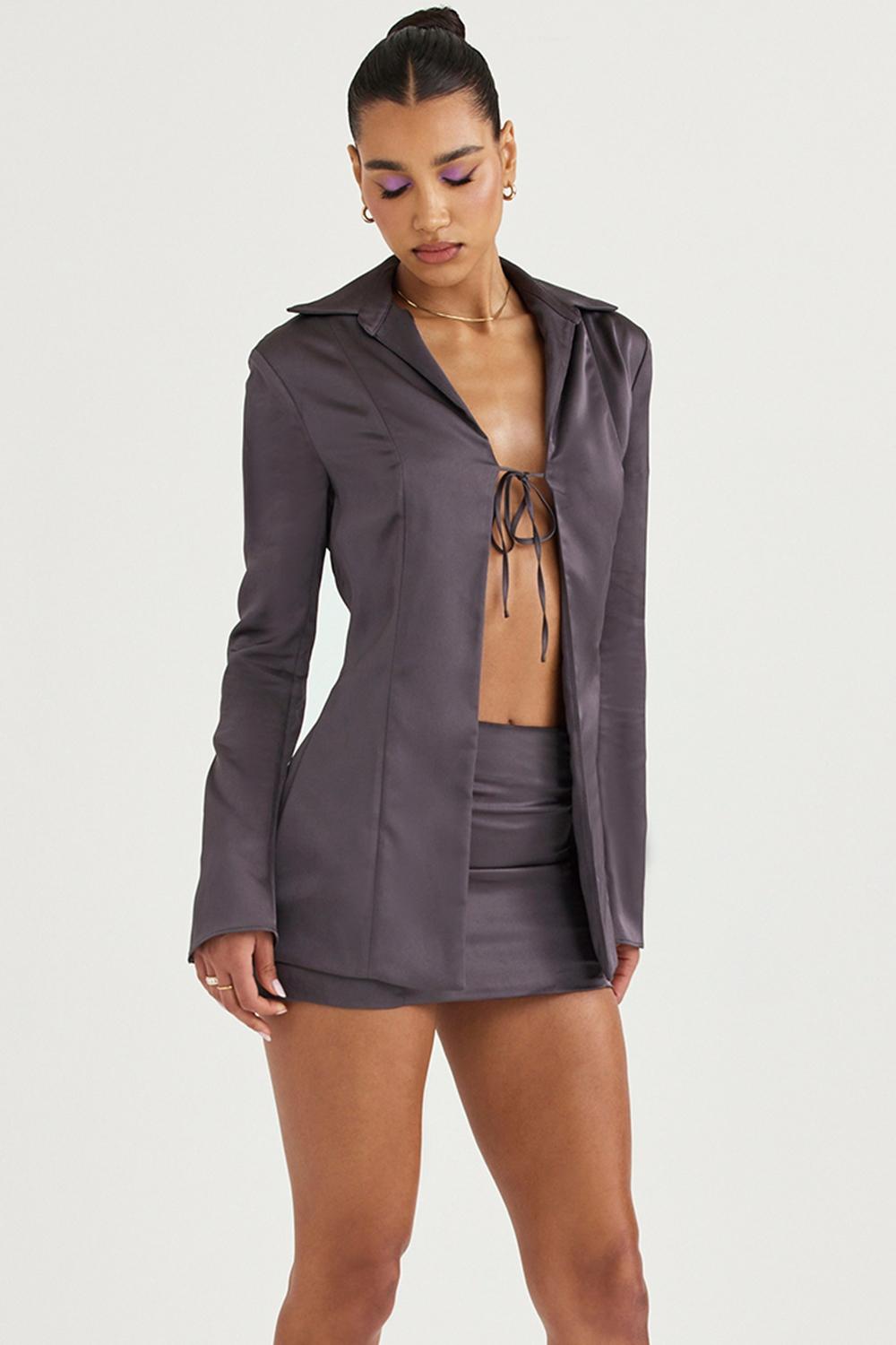 Ailsa  shadow tie front top Product Image