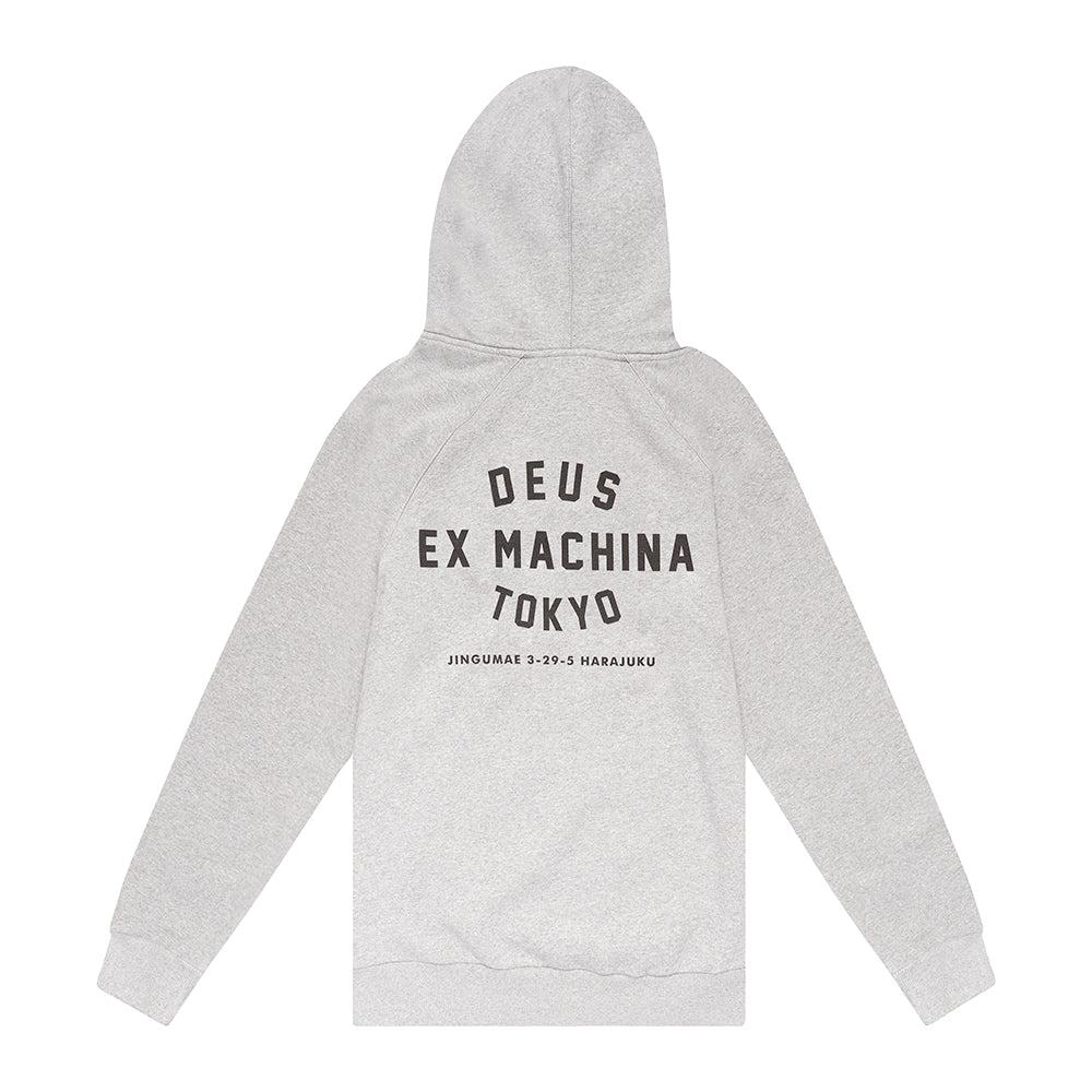 Tokyo Address Hoodie - Grey Marle Product Image