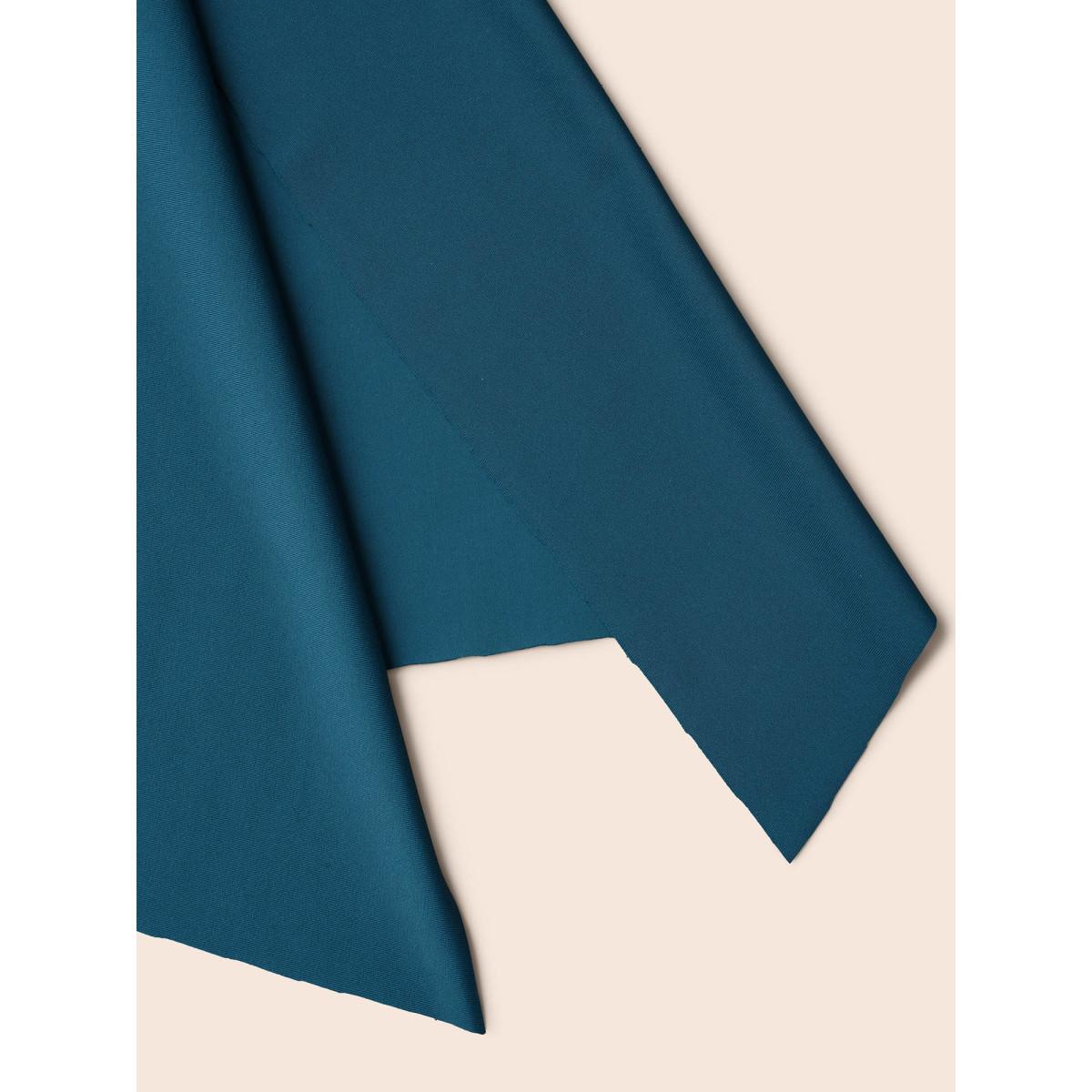 Plus Size Side-Tie Halter Neck Pockets Swim Dress Women's Swimwear Cyan Beach Bodycon V-neck High stretch Curve Swim Dresses BloomChic 18-20/2X Product Image