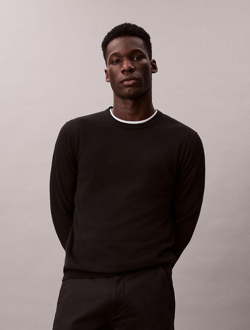 Extra Fine Merino Blend Crewneck Sweater Product Image