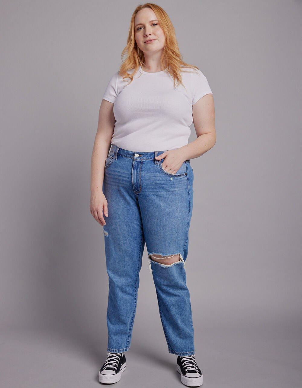 RSQ Womens Vintage Mom Jeans - BLACK Product Image