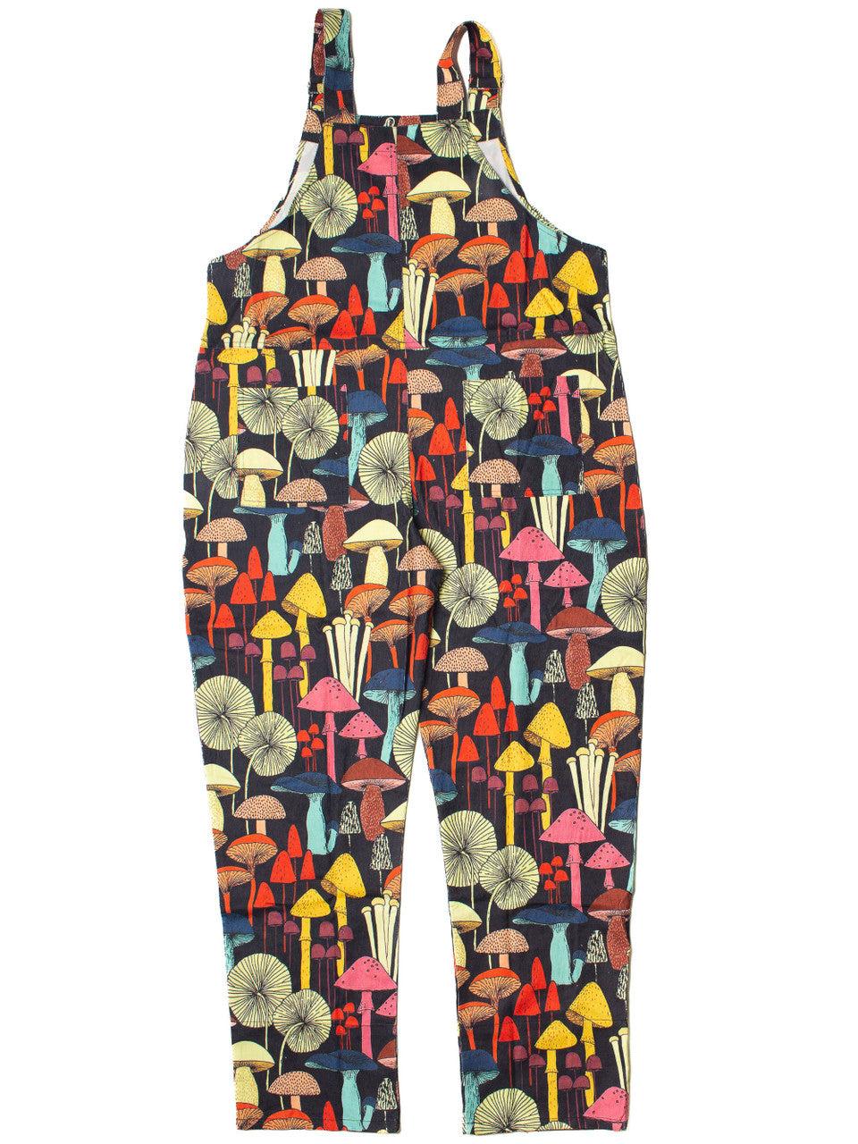 Mushroom Patterned Overalls Product Image