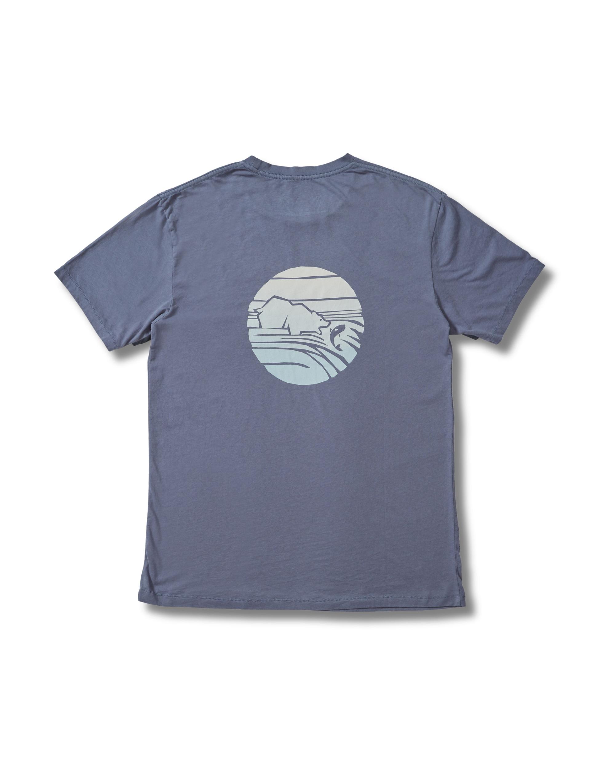 Fish Print Tee - Flint Stone Product Image