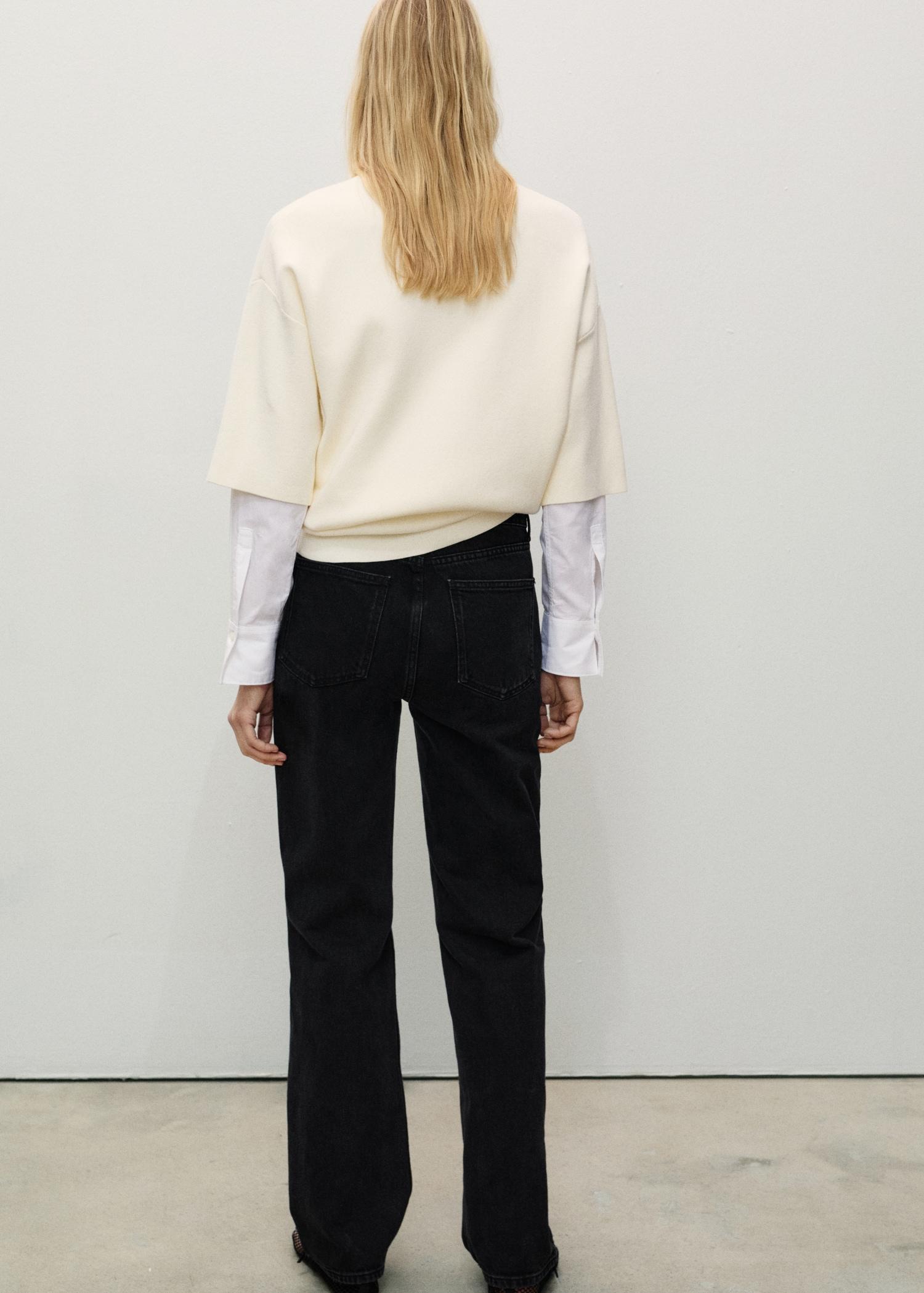 Matilda medium-rise straight-fit jeans - Women | MANGO USA Product Image