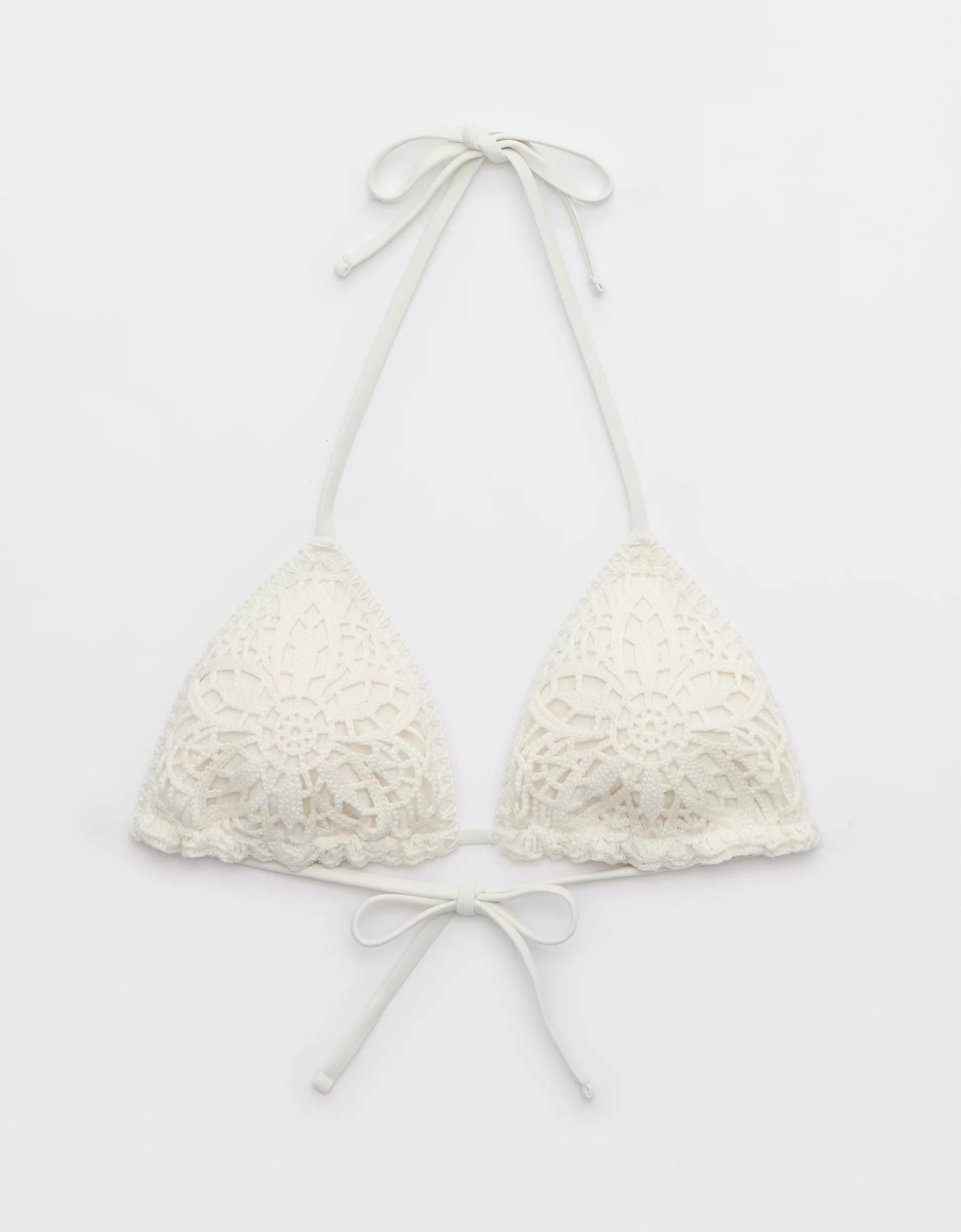 Aerie The Sun-Lover Crochet Bikini Top Product Image