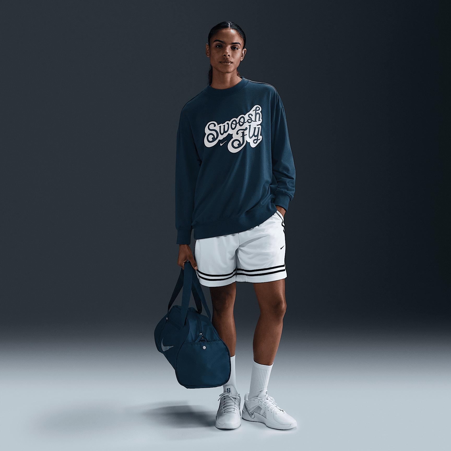 Nike Swoosh Fly Women's Dri-FIT Oversized French Terry Basketball Sweatshirt Product Image